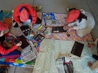 焼き板は、「部屋に飾る!」「家の玄関に置く!」など、それぞれ考えながら作っていました。